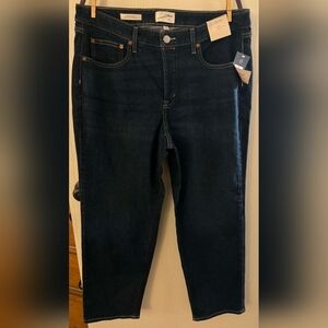 Universal Thread Women's Dark Blue Straight Jeans